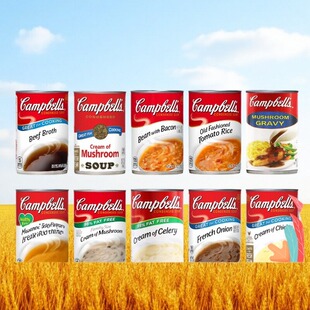 美国金宝浓缩番茄汤奶油蘑菇汤速食汤 Campbell's tomato Soup