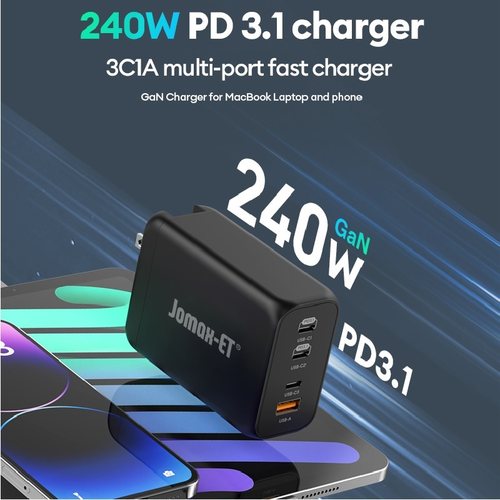 240W氮化镓3C1A四口快充JomaxET