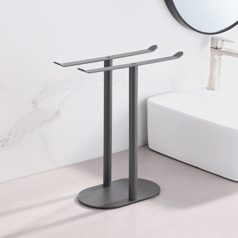 卫生间台式毛巾架北欧浴巾架