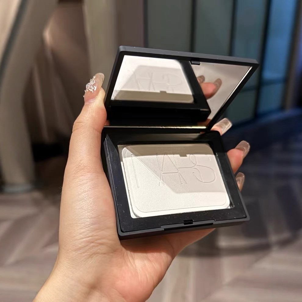 NARS娜斯裸光透明色蜜粉饼10g新款定妆控油粉饼保湿