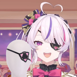 Maria Marionette cos眼罩皮革独眼彩虹社虚拟偶像配饰徽章配件