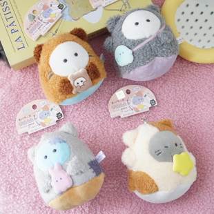 幽幽家族 咣咣香皮挂件 香味毛绒公仔挂件痛包挂饰装饰包包挂件