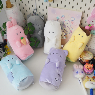 幽幽家族毛绒公仔谷子袋造型文具软绵绵笔盒日系可爱学生笔袋女生