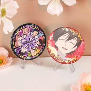 75mm徽章正版授权樱兰高校公关部国谷动漫二次元周六人组藤冈春绯