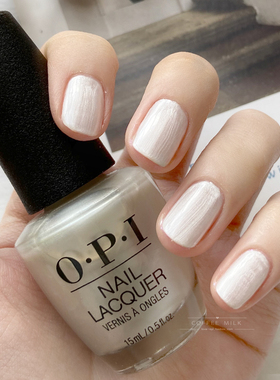 美国OPI彩色指甲油花园中的精灵-珍珠贝壳色)L03美甲免烤快干持久