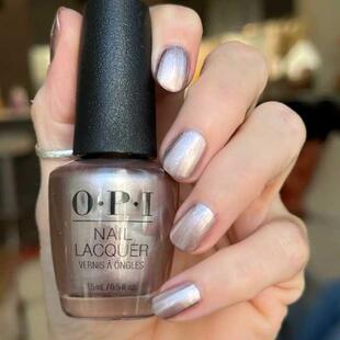 OPI彩色指甲油2024新色金属色银色玫瑰金古铜色金色持久免烤快干