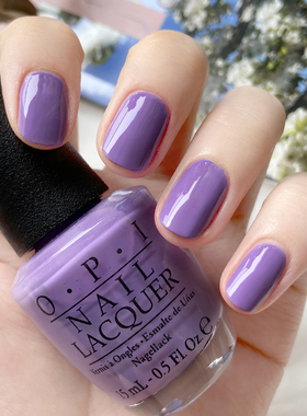 美国原装正品OPI指甲油 薰衣草色 普罗旺斯 B87 淡紫色 美甲 免烤