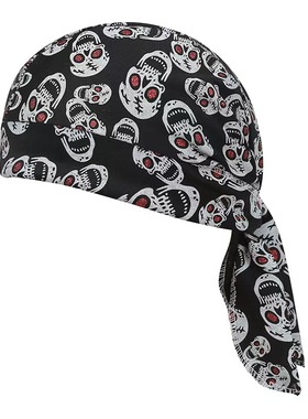 durag包头巾Hiphop西海岸黑人街头个性匪帮说唱bboy街舞海盗套帽