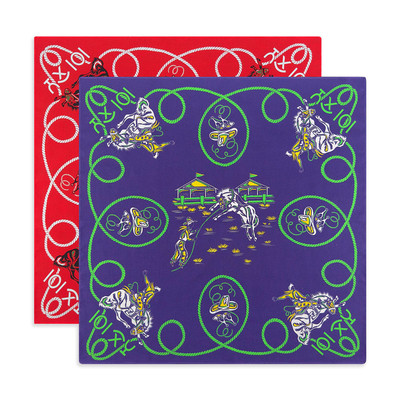 纯棉复古方巾WILDWEST头巾发饰