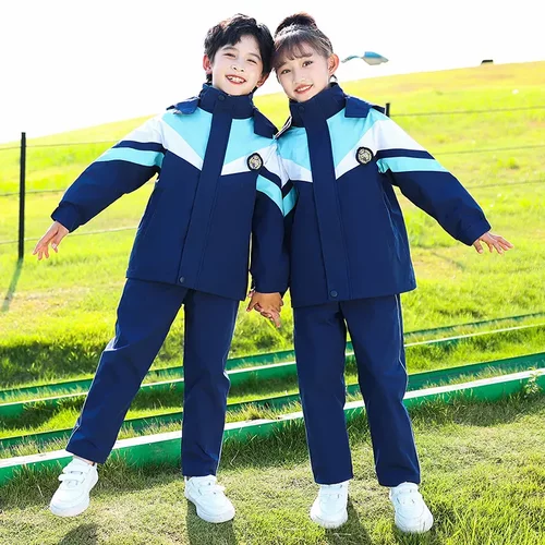 小学生校服冲锋衣套装幼儿园园服