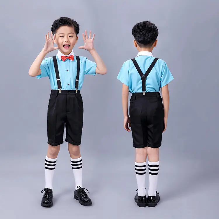新款六一儿童演出服学生合唱主持