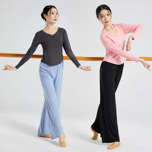 舞蹈服长袖套装女练功专业舞中国