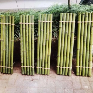 鱼缸竹排竹垫配件阳台水池造景水循环流水板植物装饰置物摆件架子