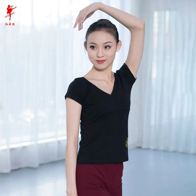 春夏季交叉领舞蹈服练功女童成人
