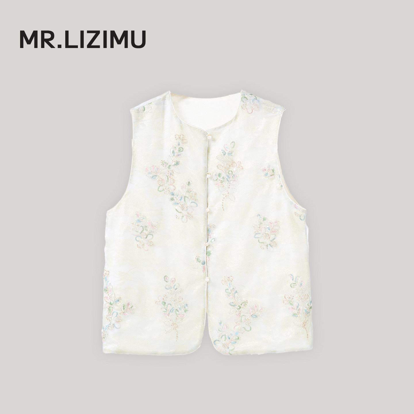 李子木先生新中式绣花马甲女2026春季外穿背心高级感气质无袖坎肩