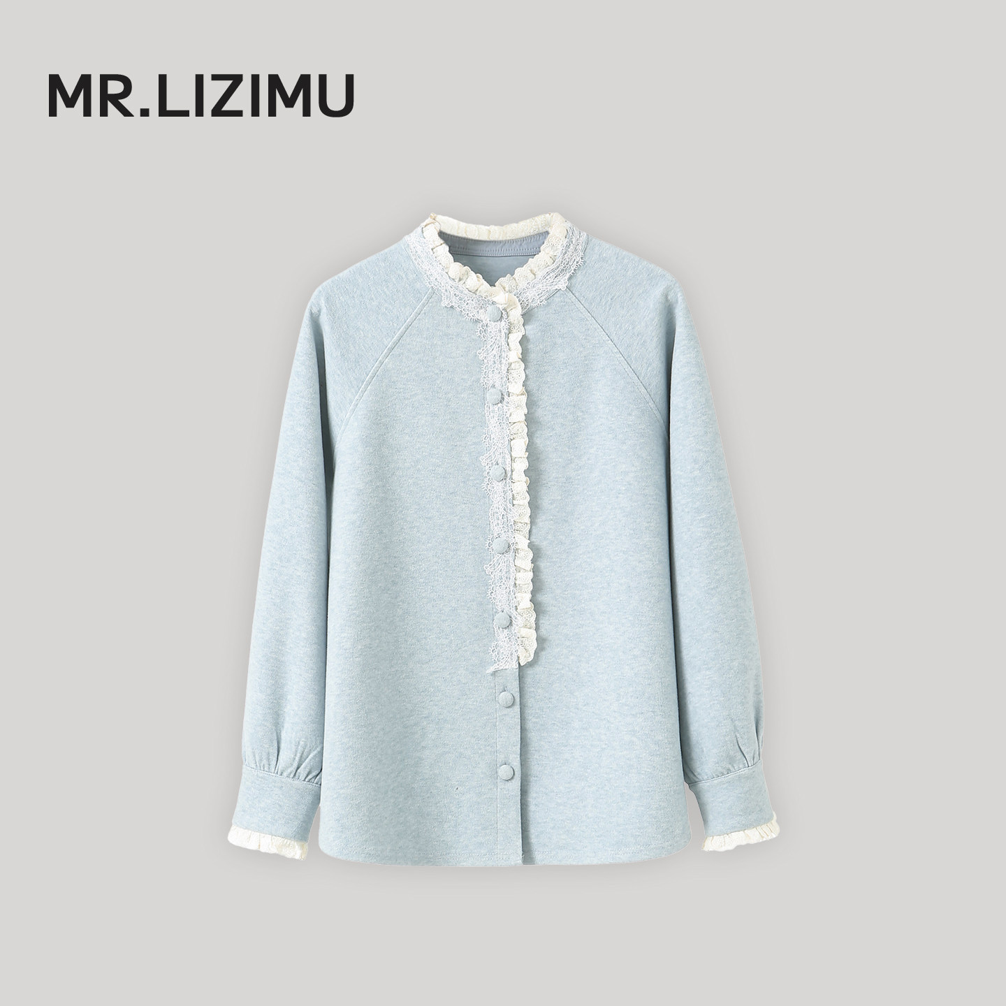 李子木先生加厚法式蕾丝拼接打底衬衫女新款宽松显瘦百搭减龄上衣,女装/女士精品,衬衫,淘宝优惠券,粉丝福利购,淘宝优惠卷