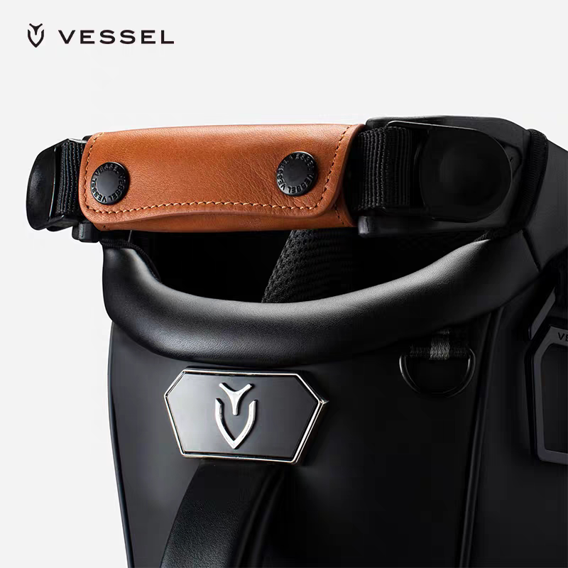 vessel高尔夫球包轻奢握把套支架包炫彩拉片时尚球包把柄