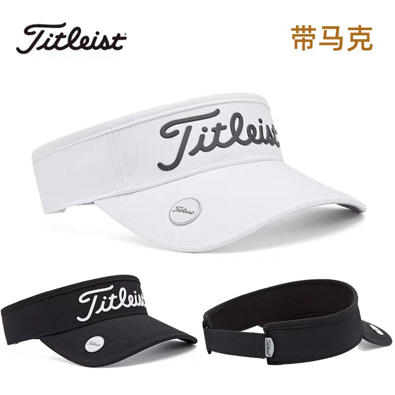 Titleist泰特利斯高尔夫球帽子带马克无顶帽时尚运动男帽遮阳帽