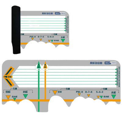 新款MELE美乐挥杆练习站位垫姿势辅助纠正器击球站位垫推杆练习器