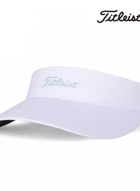 Titleist高尔夫球帽春夏女士遮阳帽时尚透气帽大檐帽无顶帽golf帽