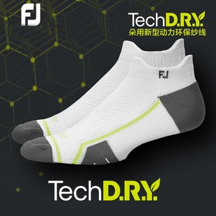 FootJoy高尔夫球袜TechD.R.Y系列男士女士透气舒适golf短袜FJ袜子