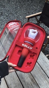 适用于文文应援棒收纳包Kelly逗猫棒保护包演唱会周边三文鱼防尘