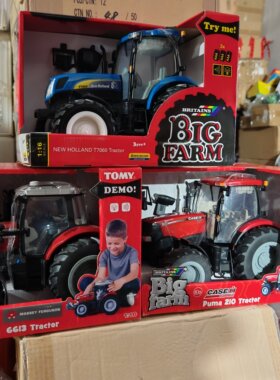 TOMY多美卡BIGFAMY全新原包装1:16麦赛福格森6613拖拉机带声光