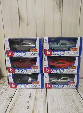 比美高burago1：43法拉利F奥迪授权仿真合金超跑车模摆件