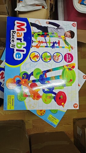 playgo儿童玩具玩具积滚珠轨道弹珠72pcs益智积木宝宝