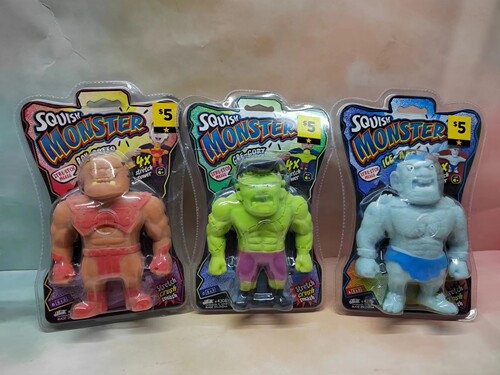 squishmonster英雄超弹性橡胶人
