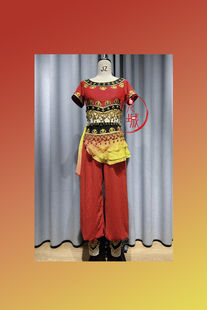 新疆维族独舞古丽米娜铃铛少女舞蹈服装服饰演出服表演服艺考定制