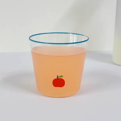 ”再吃一颗苹果“玻璃杯创意
