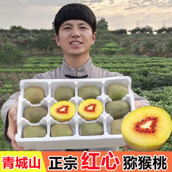 四川都江堰红心猕猴桃中大果当季现摘新鲜孕妇水果奇异果正宗