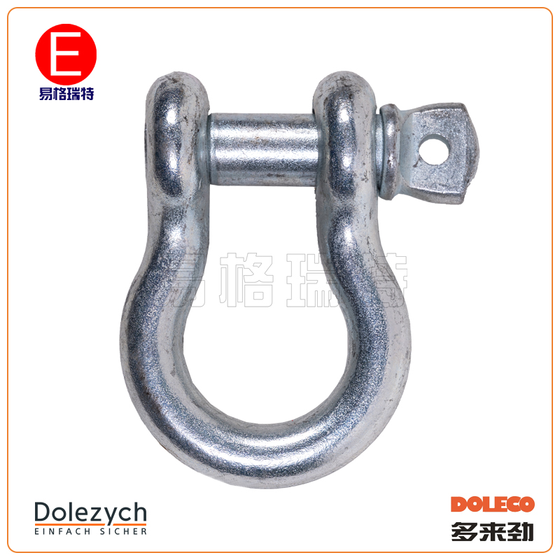 德莱奇DOLECO多来劲高强度弓形卸扣D型卸扣绳索配件可带销