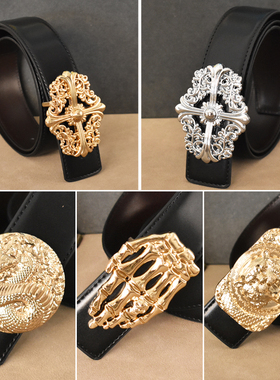 皮带男款真皮内穿百搭简约潮人男式年轻人个性休闲男士牛仔裤腰带