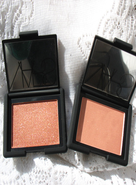 nars腮红新款 luster savage 甜美温柔桔调杏色 法式红茶桔棕带闪