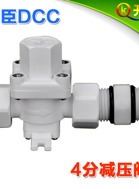 DCC鼎臣4分减压阀净水器双头内牙活接搭配崧泉4分对丝高层防水锤