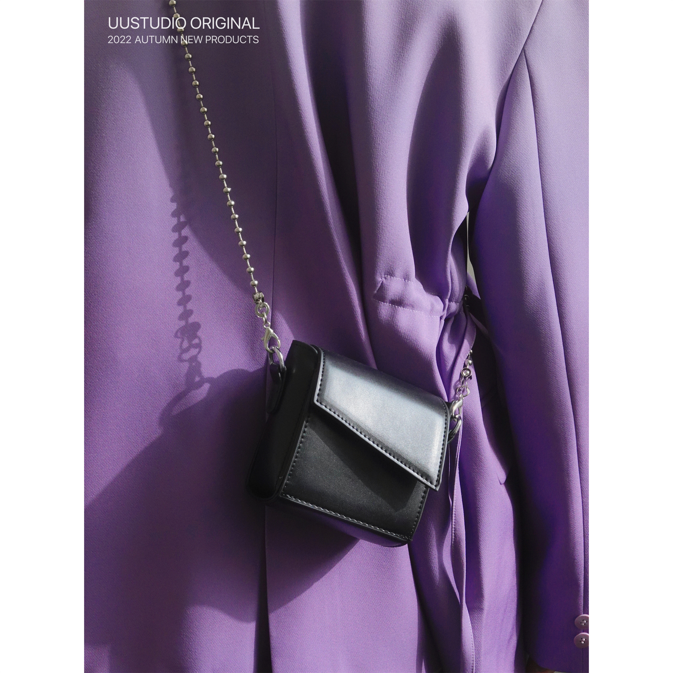 uustudio甜酷小方盒耳机口红包