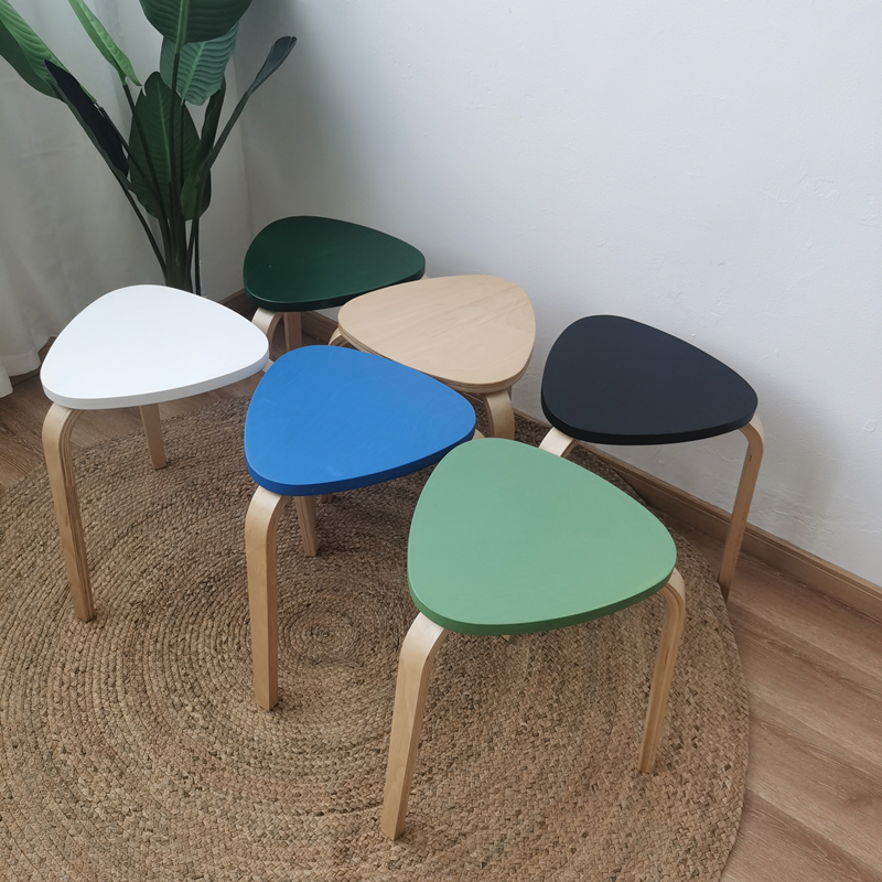 叙勒凳子多巴胺彩色三角凳