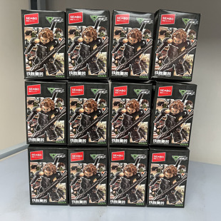 森宝铁血重装三角洲人仔武器银鹰装备男孩益智拼装积木玩具礼物