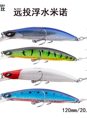 NOEBY诺比浮水米诺9738路亚饵12cm/20.5g海钓远投假饵鲈鱼石斑饵