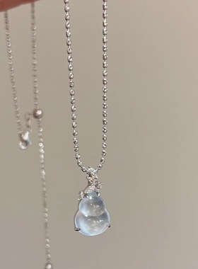 小红书同款葫芦吊坠项链女新中式