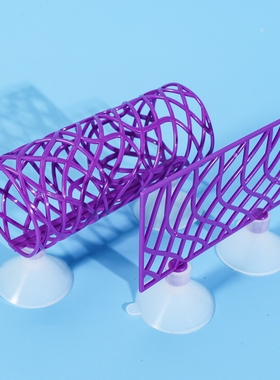 斗鱼床betta fish躲避休息洞穴塑料网格鱼缸造景装饰摆件跨境批发