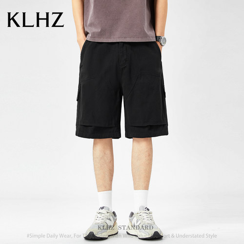 KLHZ潮牌新款短裤男生
