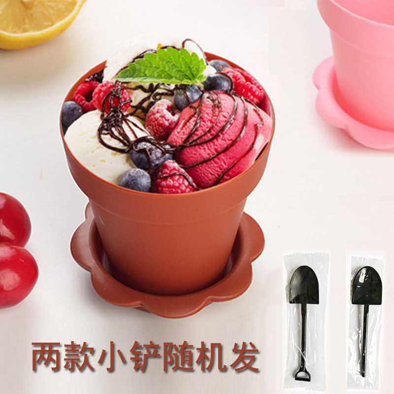 立健180ML盆栽蛋糕双皮奶布丁杯