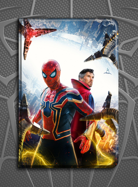 适用ipad11代10.9寸保护套air6苹果mini7书本式10.2英寸1822pro13笔槽8壳可爱3软6美剧硅胶A16平板2蜘蛛侠