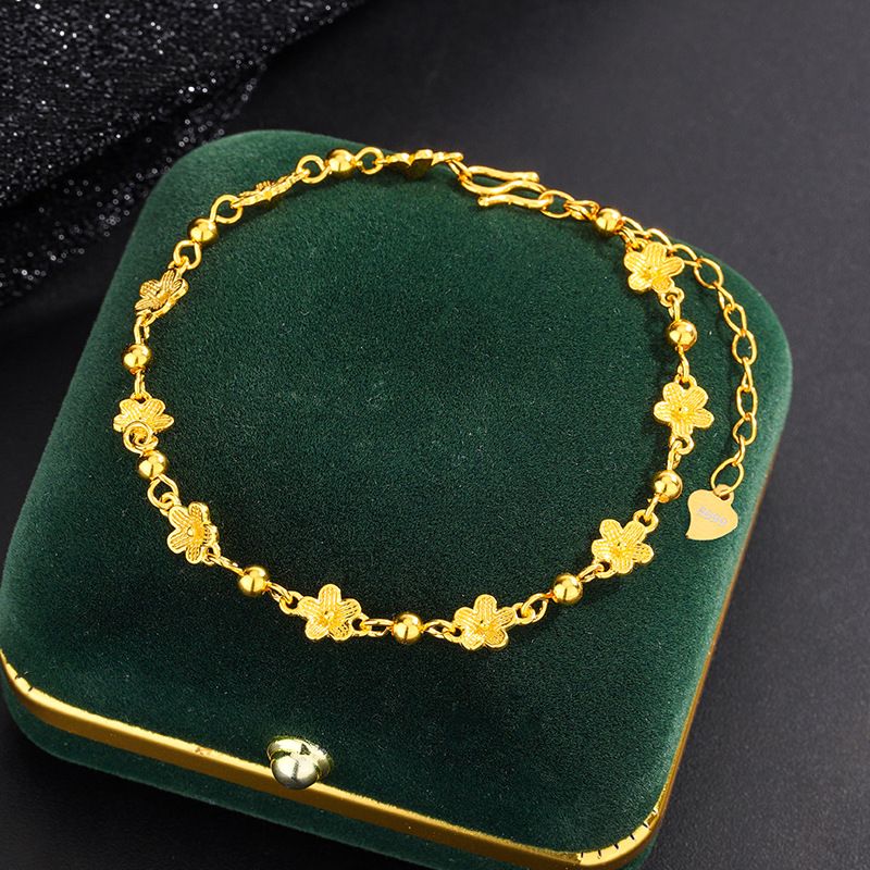 S999足银星辰花海手链女轻奢高级感转运珠手饰送闺蜜女友生日礼物