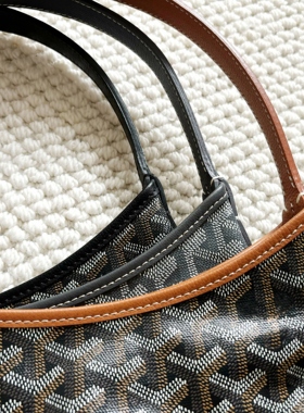 EMO狗牙hobo女包牛皮通勤腋下包流浪包双面mini托特包轻便购物袋