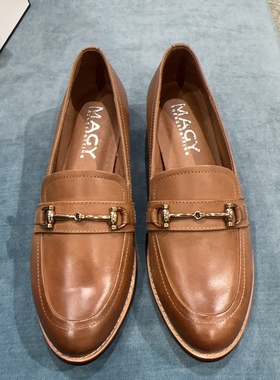 晓兰台湾代购MAGY玛格丽特蜡感马衔扣乐福鞋台湾顺丰直邮包邮