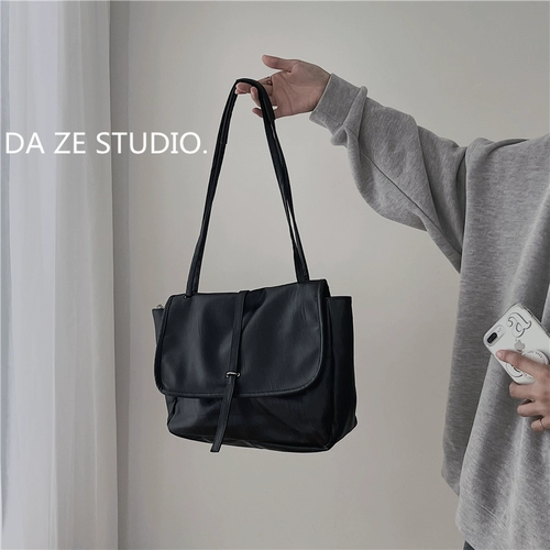 Универсальная белая сумка через плечо, вместительная и большая сумка на одно плечо, коллекция 2021, подходит для студента